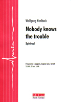 Nobody knows the trouble - Show sample score